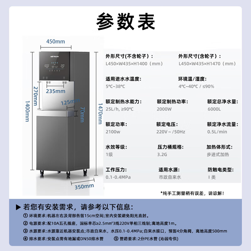沁园QS-ZRD-L18商用净饮水一体机