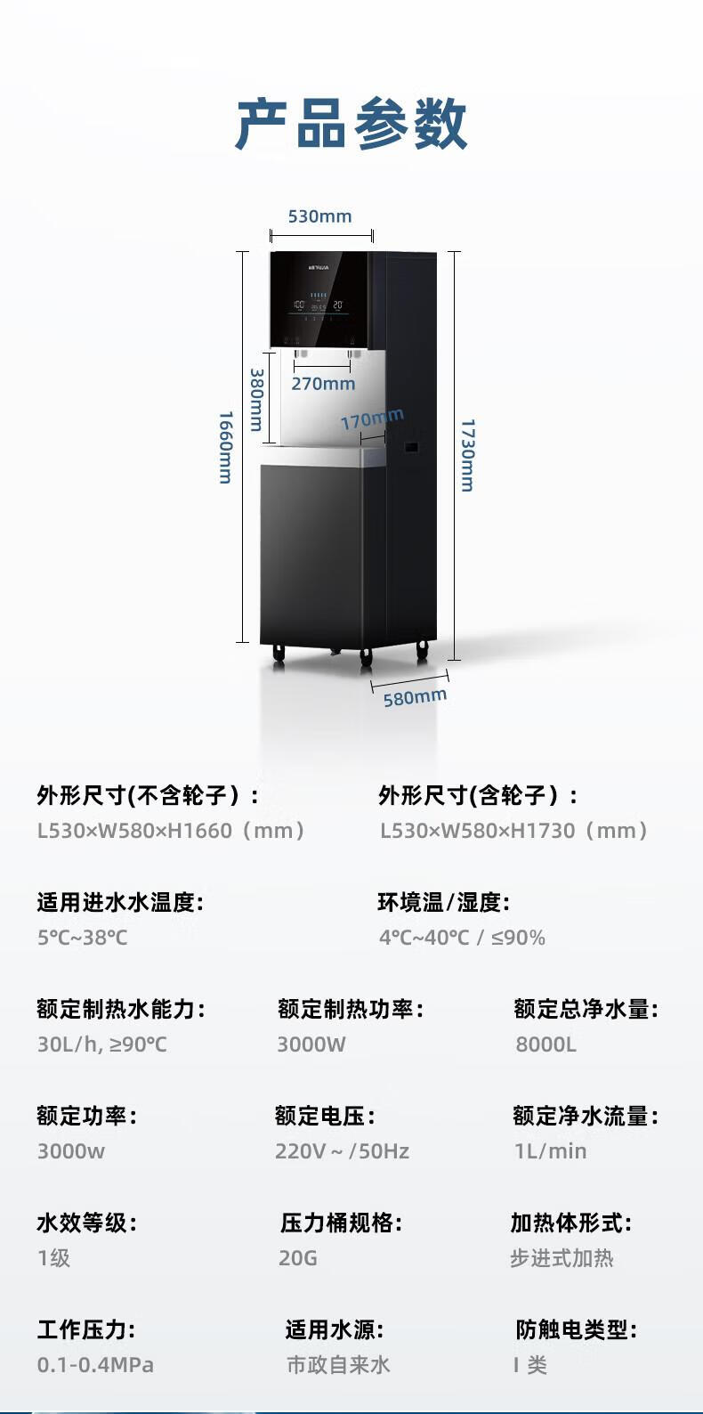 沁园QS-ZRW-L53商用反渗透净饮机