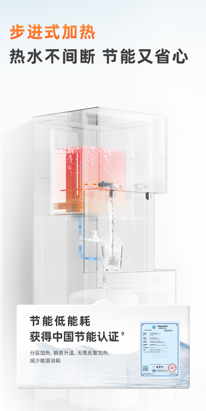 沁园商用净饮水一体机5级过滤RO反渗透式净水器学校工厂办公室食堂饮水机QS-ZRD-L18(图8)