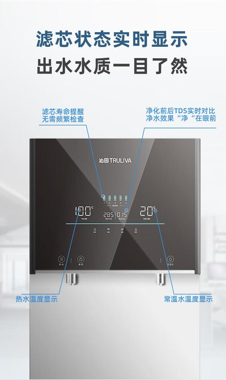 沁园商用净水器饮水机直饮机商用开水器加热一体机学校工厂办公室净水设备RO反渗透净饮机QS-ZRW-L53(满足100-150人饮水）(图9)