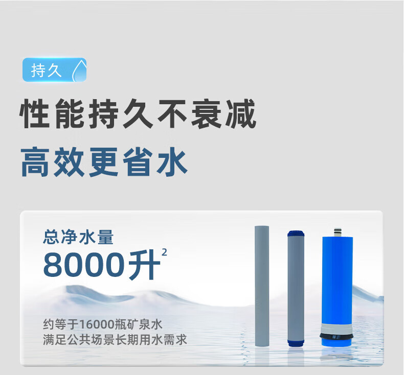 沁园商用净饮水直饮机一体机5级过滤RO反渗透式大通量净水器学校工厂办公室食堂饮水机QS-ZRW-L58（满足150-200人饮水）(图31)