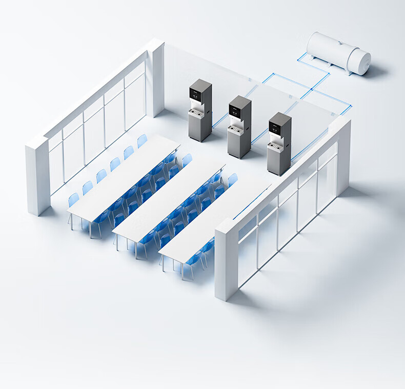 沁园商用饮水机开水机步进式烧水器加热一体机学校工厂办公室烧水设备饮水机QX-SWF-B06(图5)